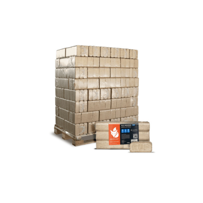 Heizfuxx RUF Original Blue Holzbriketts 960 kg Palette 96 x 10 kg