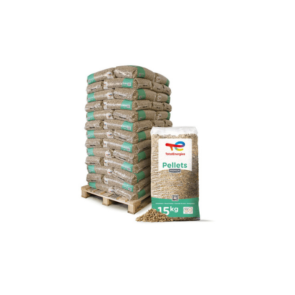 9 TotalEnergies Holzpellets Premium 975 kg Palette ENplus A1 65 x 15 kg